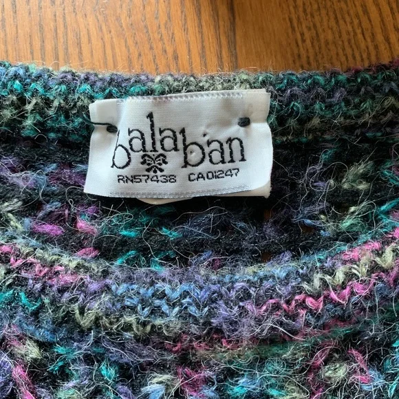 Vintage wool blend knit top - Picture 2 of 8